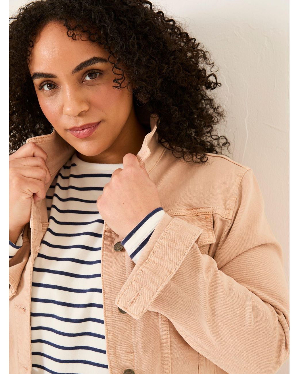 FatFace Pink Fatface Tasha Denim Jacket