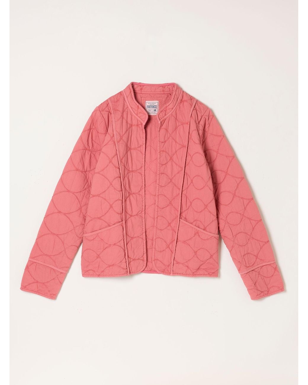 FatFace Pink Fatface Quilted Jacket