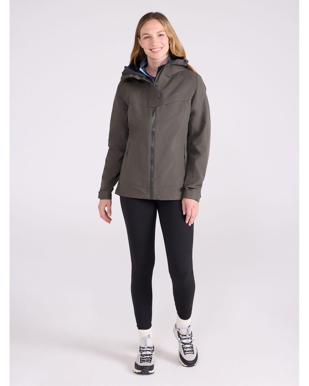 Mountain Warehouse Green Arlberg 2.5 Layer Waterproof Jacket