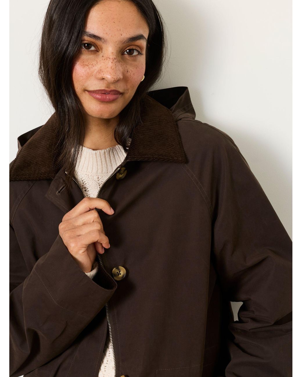 FatFace Blue Polly Petite Coat
