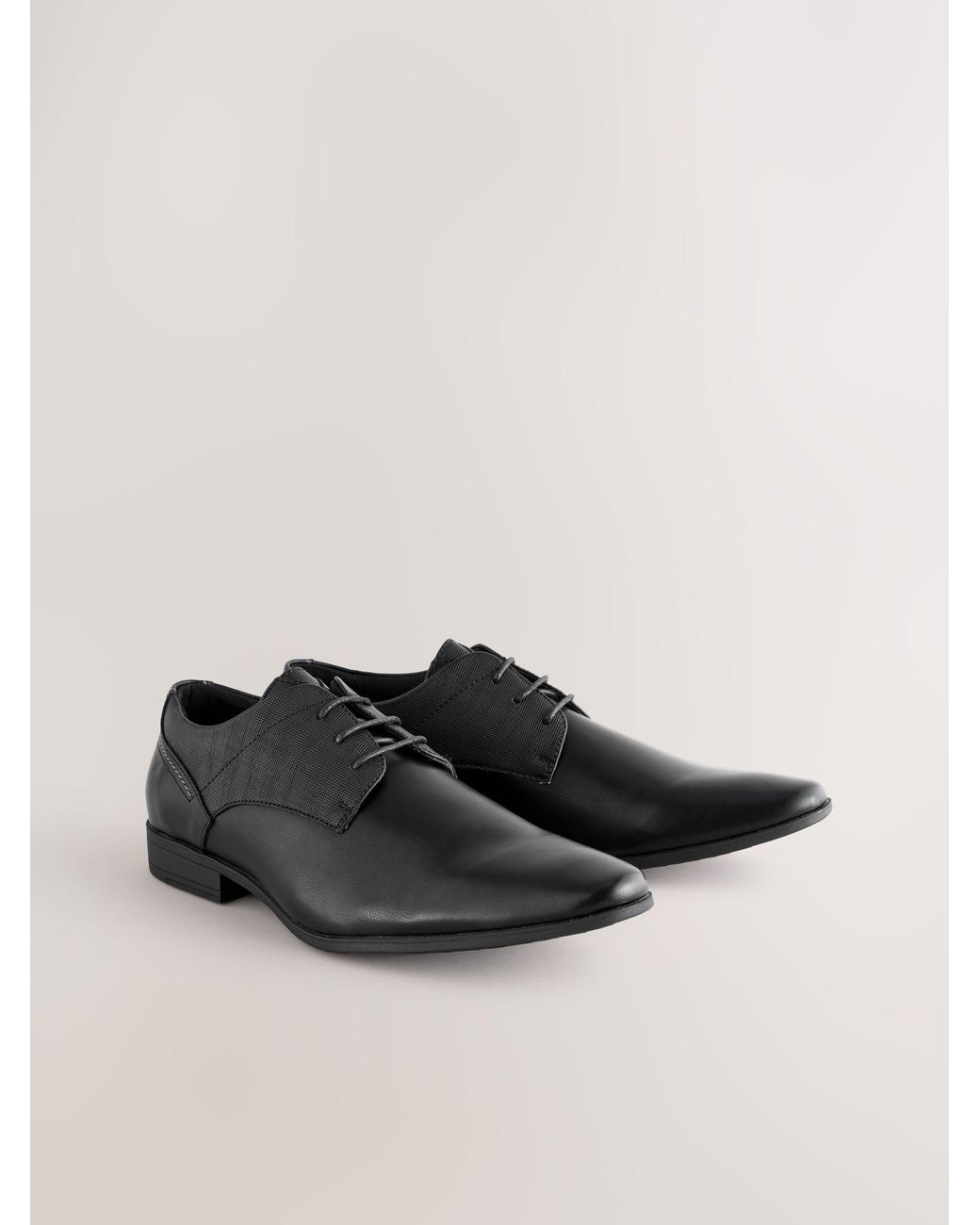 Next Rise Shoes Next Standard Fit Derby Lace-Up Shoes in Black for Men | Lyst