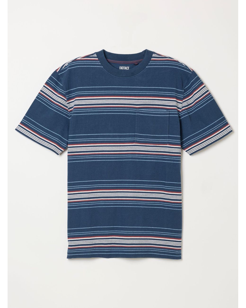 FatFace Blue Short Sleeve Relaxed Fit T-Shirt for men