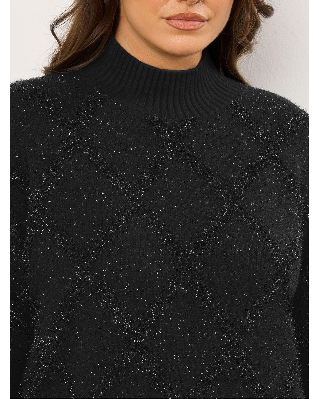Evans Black Diamond Tinsel Jumper