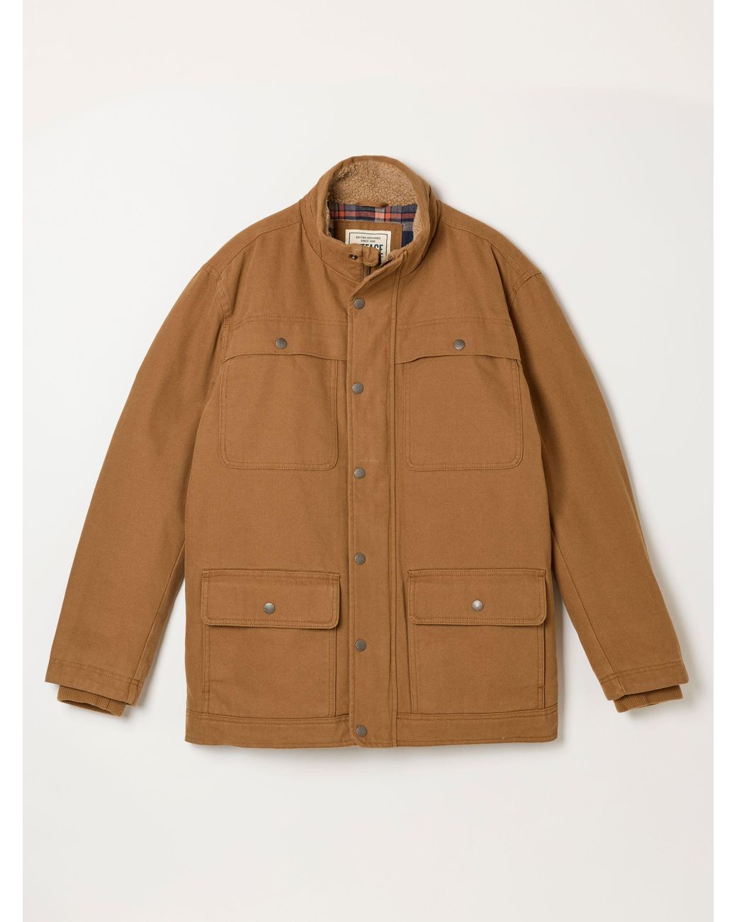 FatFace Natural Canvas Jacket for men