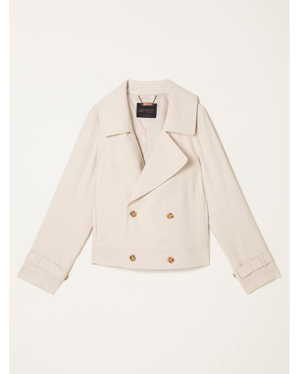 FatFace Natural Cora Petite Trench Coat
