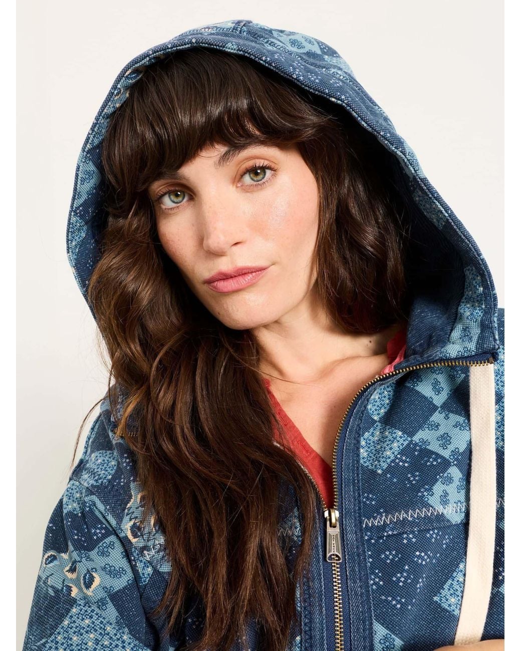 FatFace Blue Airlie Zip Through Hoodie