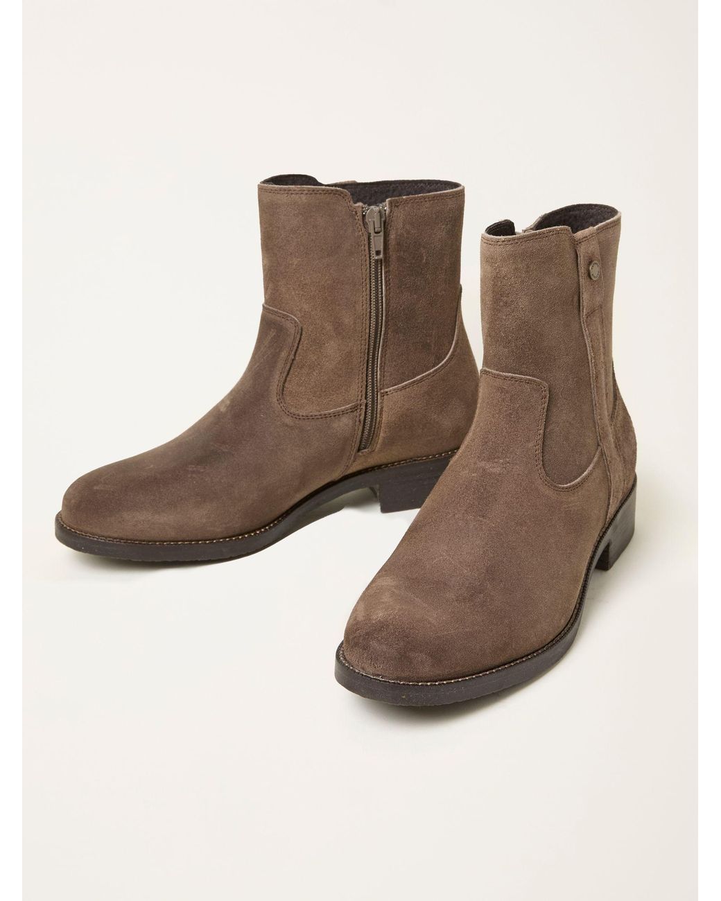 FatFace Brown August Ankle Boots