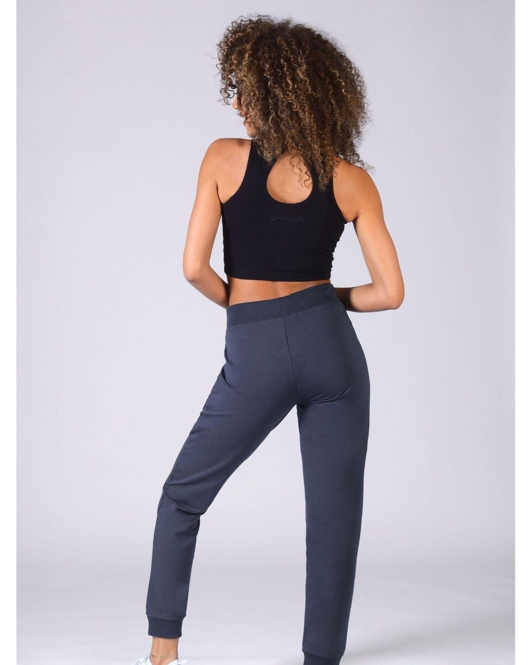 Pineapple Blue Skinny Zip Joggers