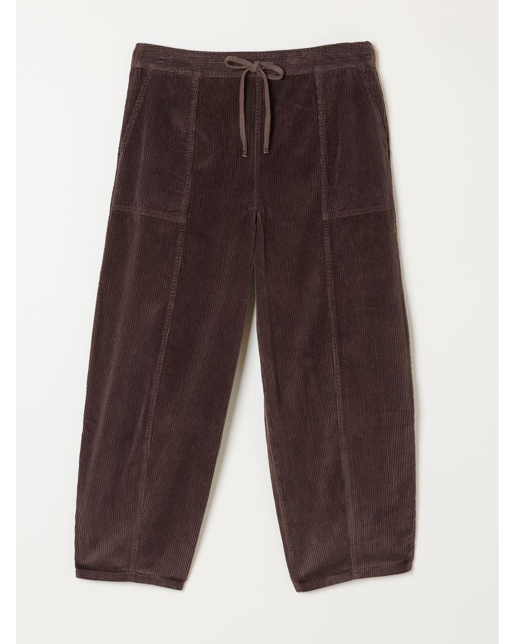 FatFace Brown Alev Tapered Cord Trousers