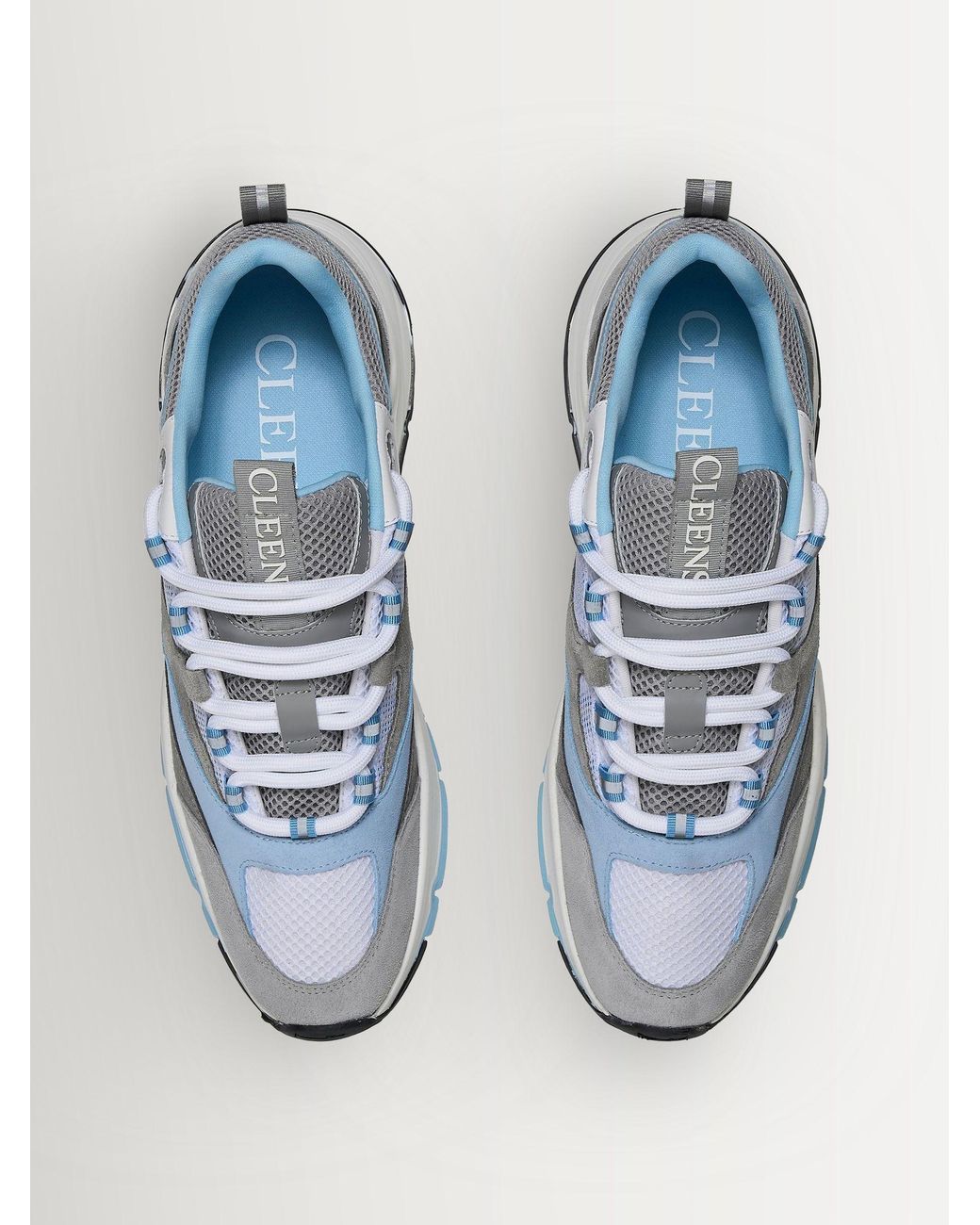 Cleens White Aero Trainers for men