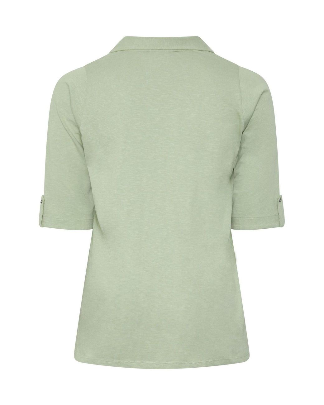 Evans Green Pintuck Henley Top