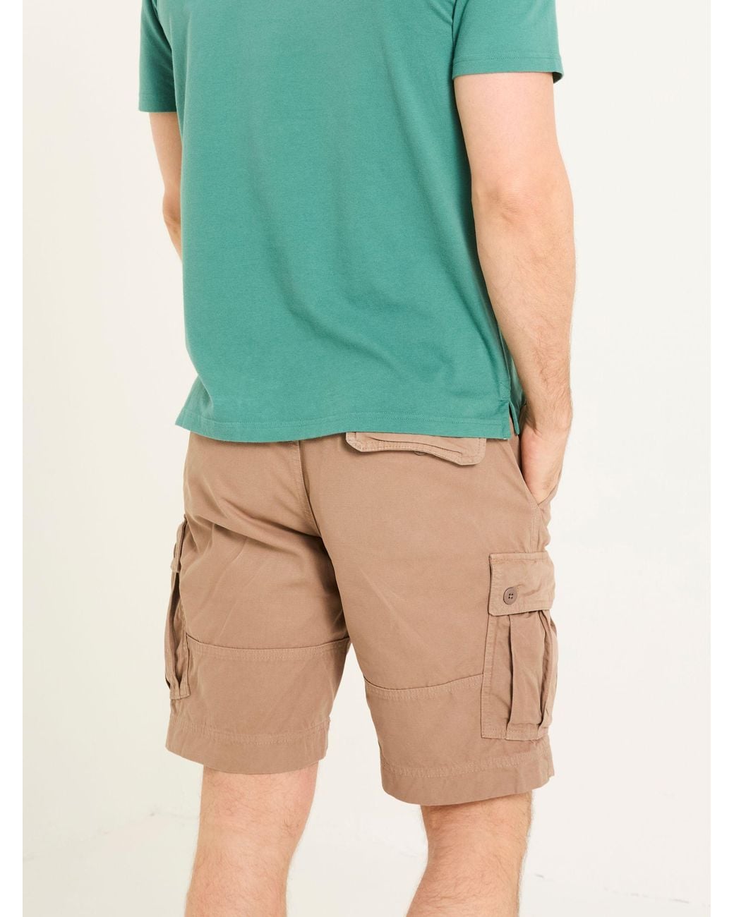 FatFace Green Breakyard Cargo Shorts for men