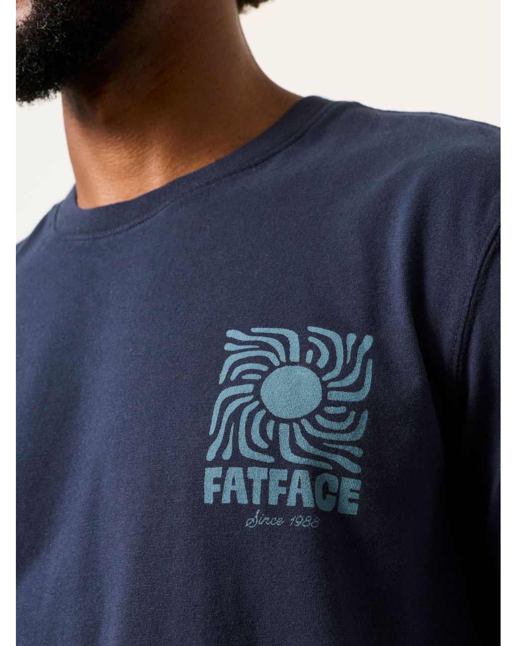 FatFace Blue Graphic T-Shirt for men