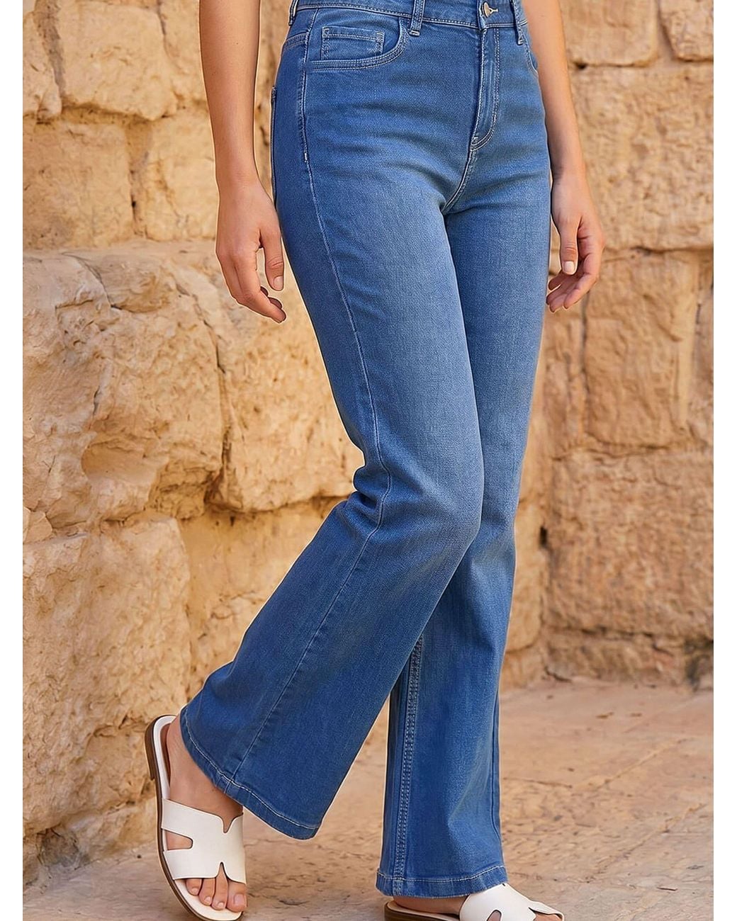 Roman Blue Bootcut Jeans