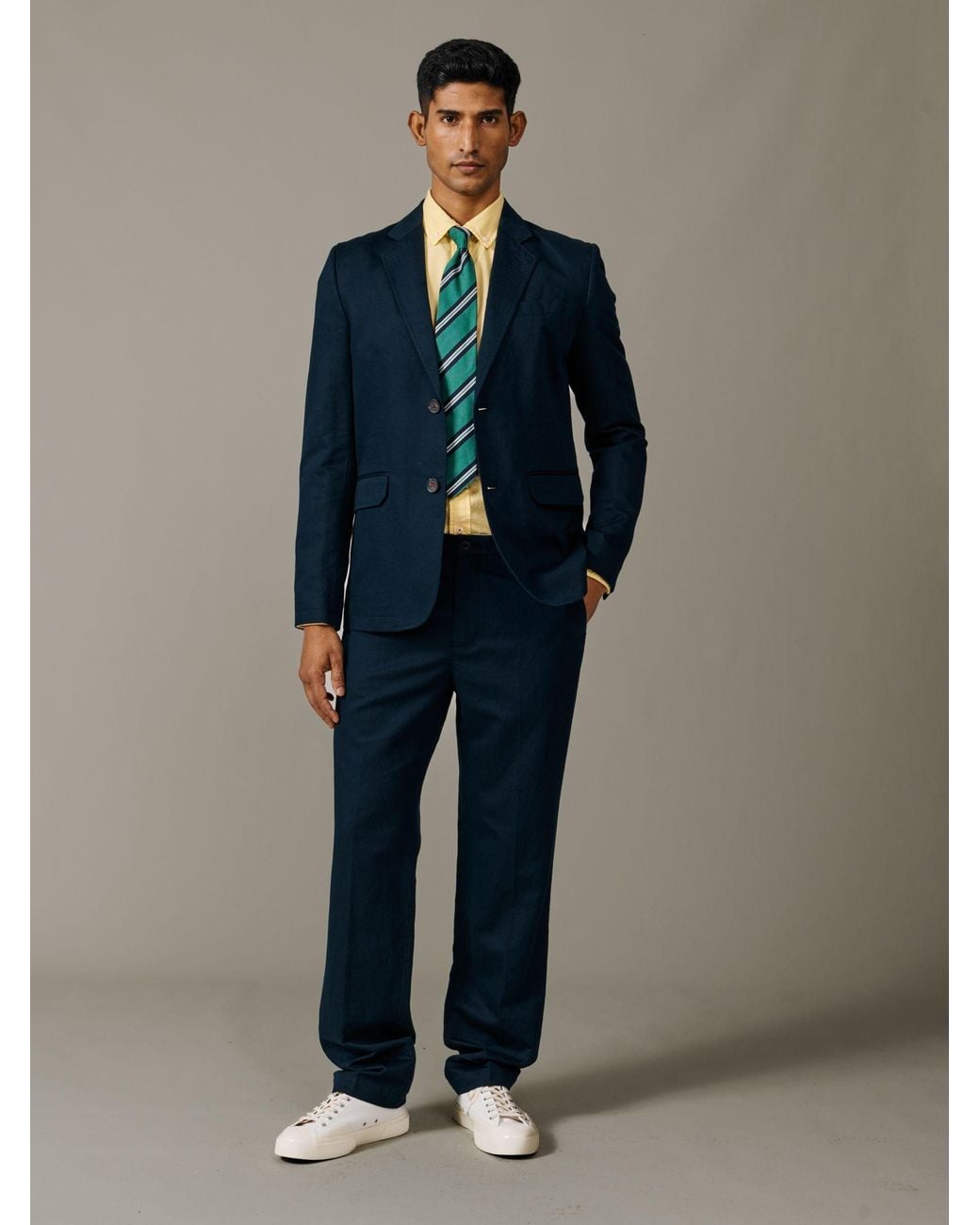 aubi Blue Pasmore Blazer for men