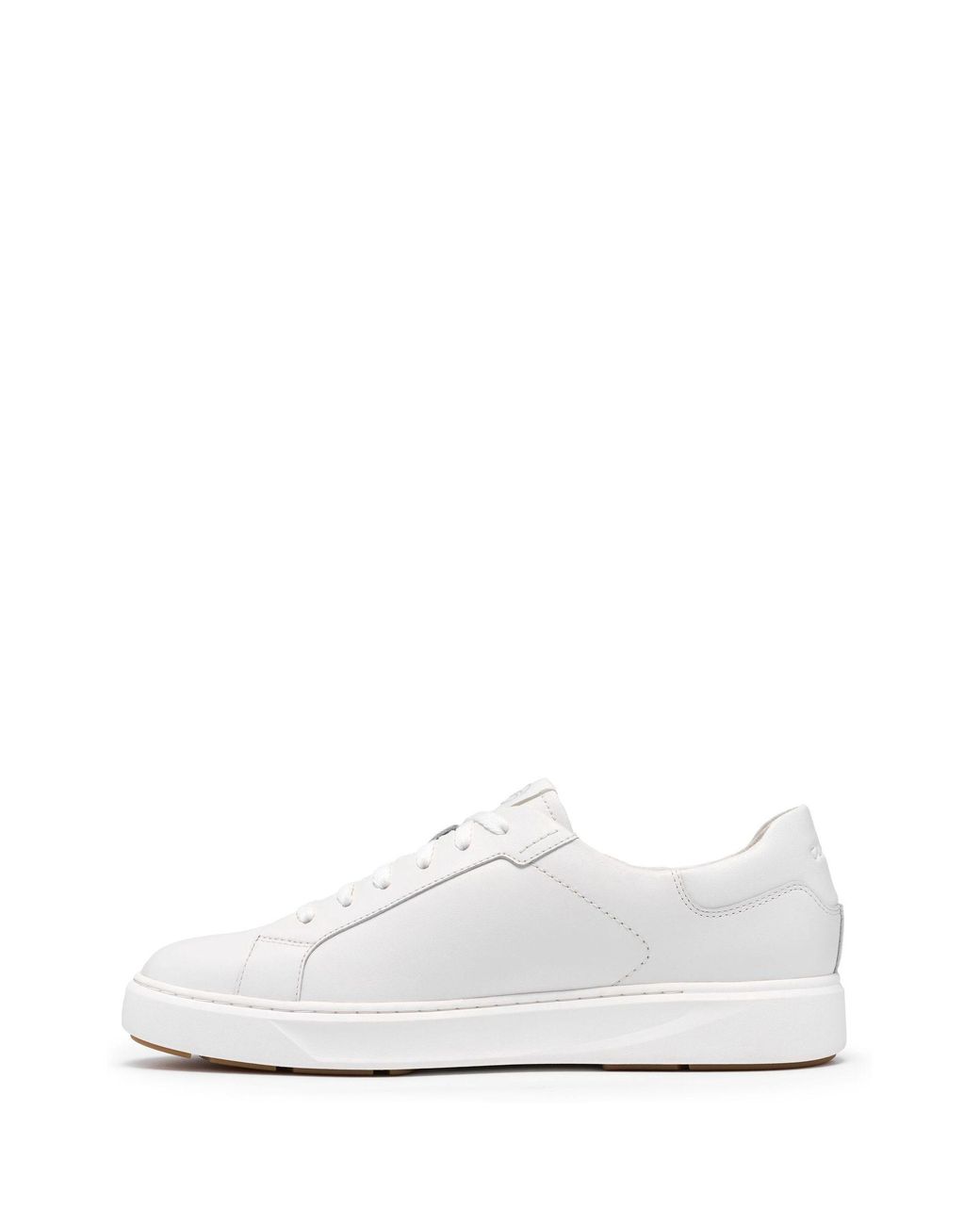 Clarks White Code Lace Trainers for men