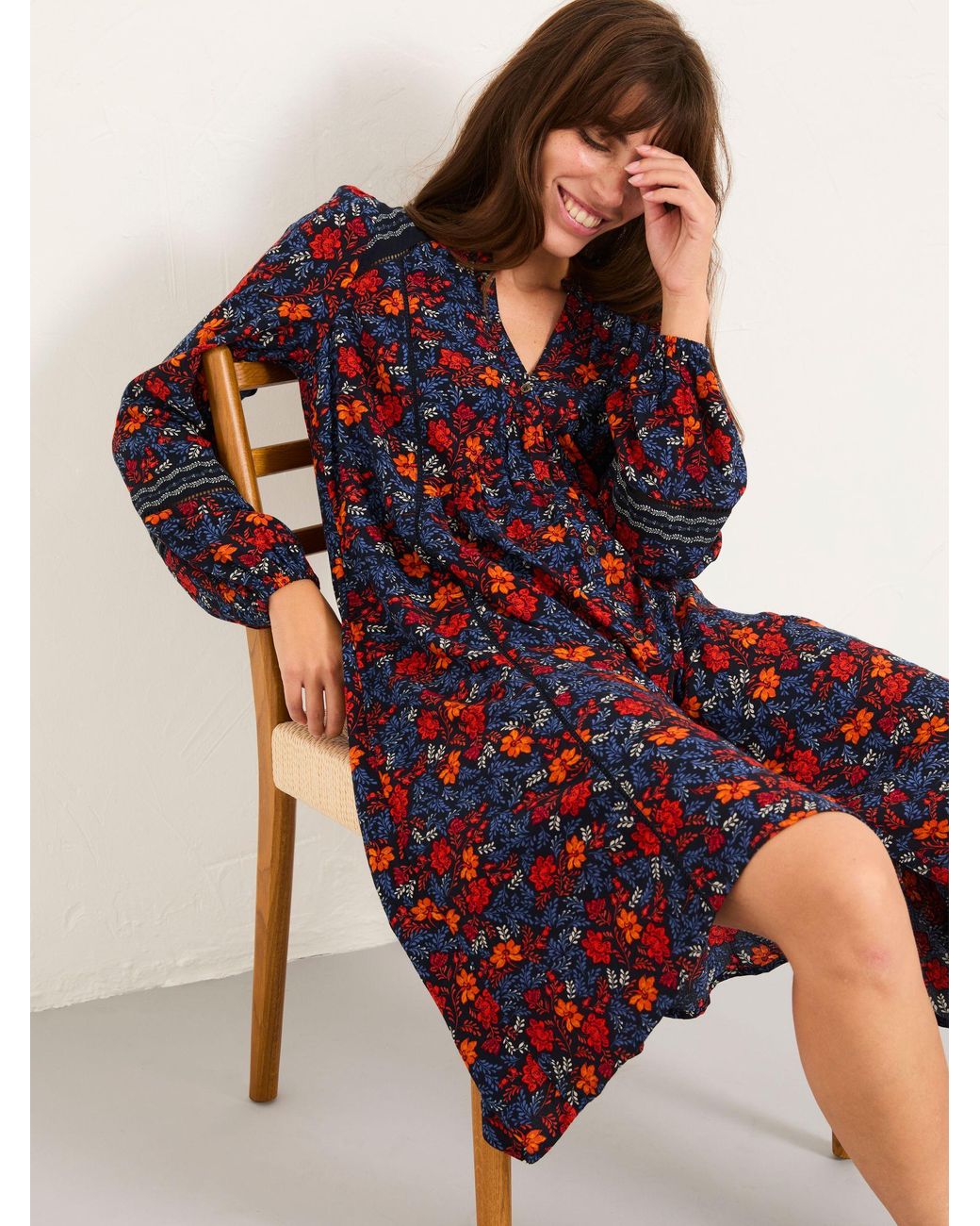FatFace Red Fatface Steph Dress