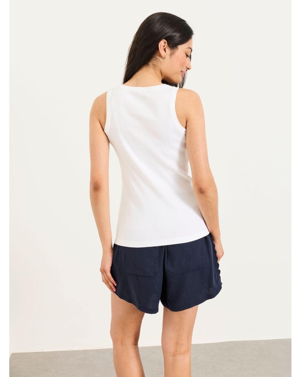 FatFace Blue Fatface Rachel/ 2 Pack Rib Vests