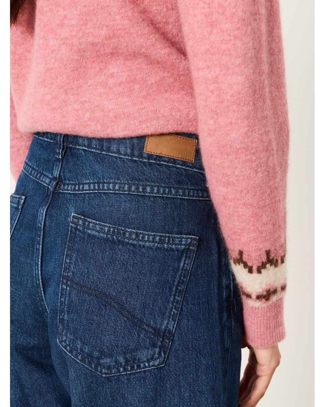 FatFace Blue Camber Barrel Jeans