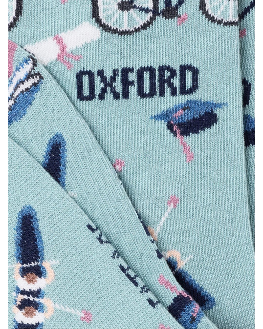 FatFace Blue Fatface Haze Oxford Socks