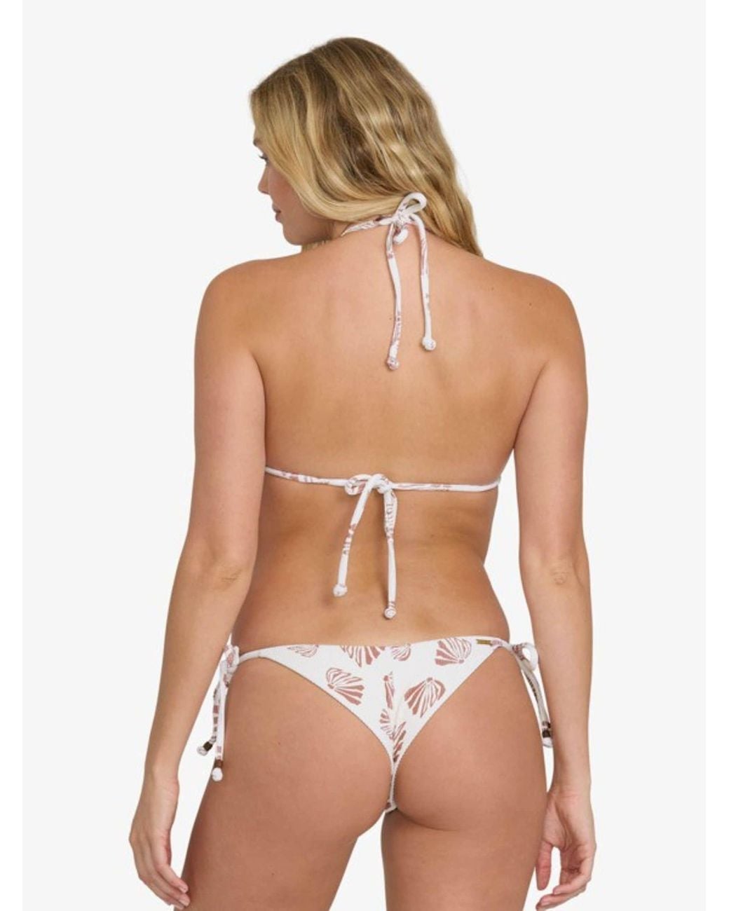 Billabong Natural Sandy Shells Triangle Bikini Top