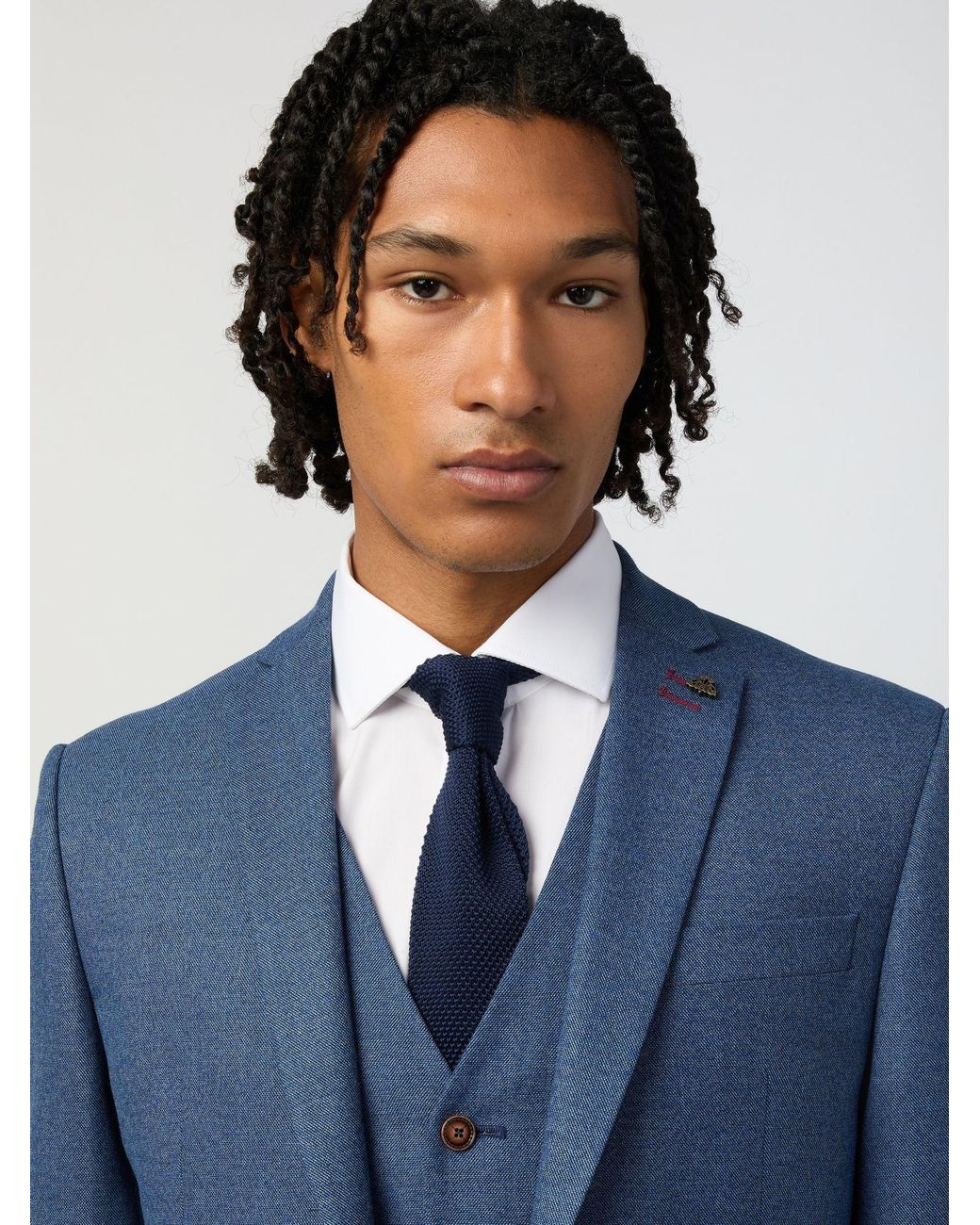 Antique Rogue Blue Blake Texture Jacket for men
