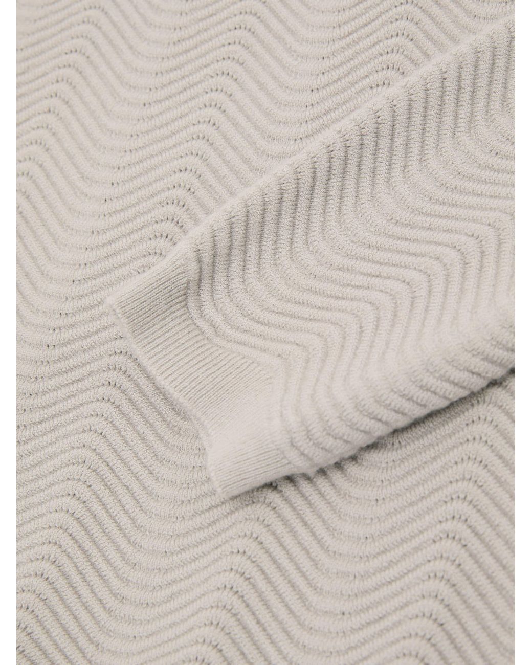 Reiss Multicolor Wool-Blend Textured-Knit Top
