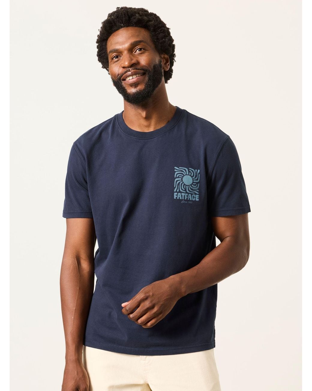 FatFace Blue Graphic T-Shirt for men