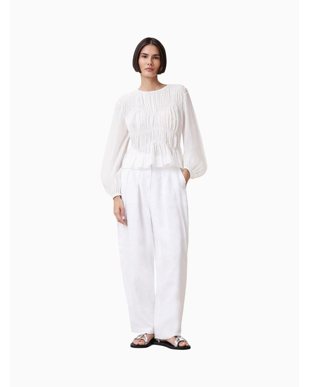 AllSaints White Allsaints Melani Top