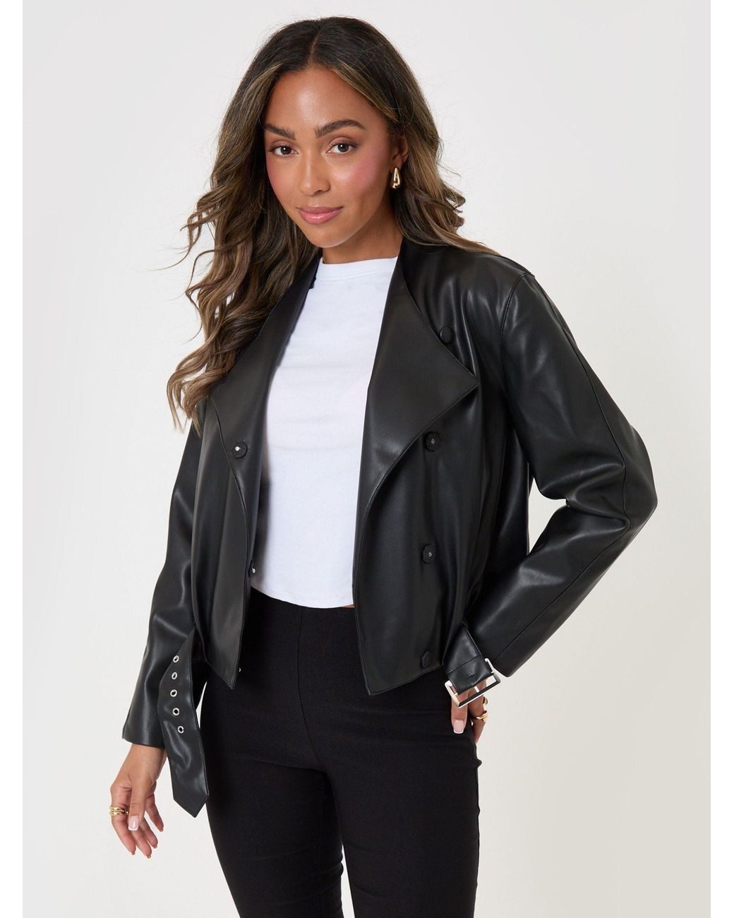 Threadbare Blue Suede Bomber Jacket