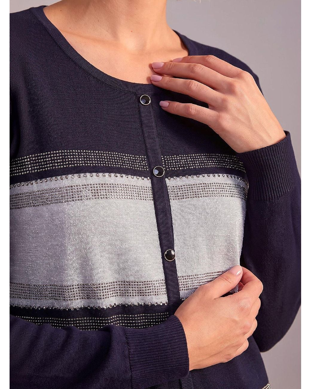 Roman Blue Sparkle Jumper