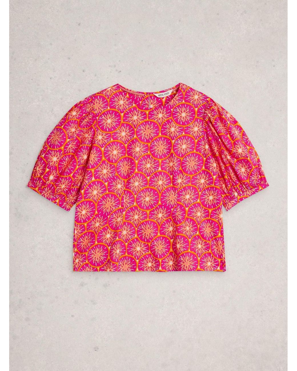 White Stuff Pink Natalie Shell Top