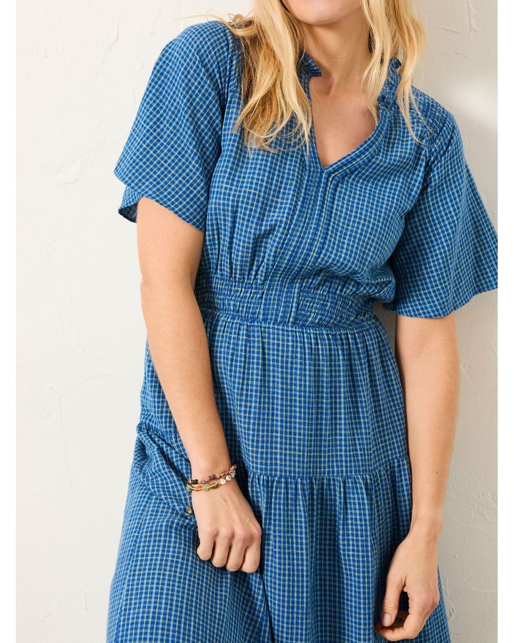 FatFace Blue Fatface Rowen Regular Midi Dress