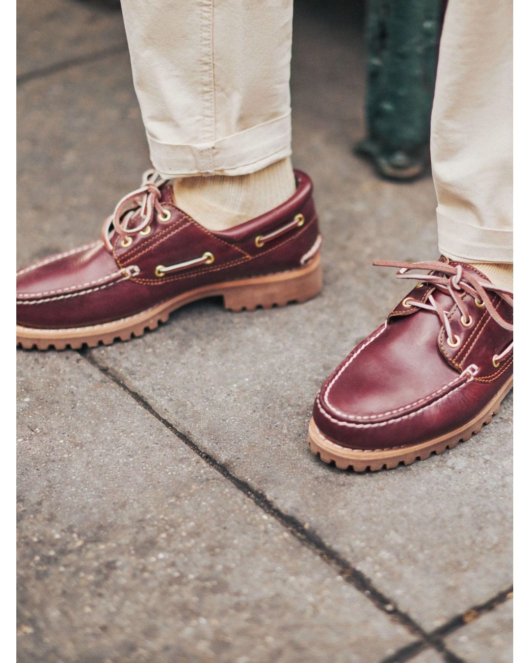 timberland brown dress shoes Timberland Vibram Mule - Burgundy Full Grain - US 11.5 main image 1