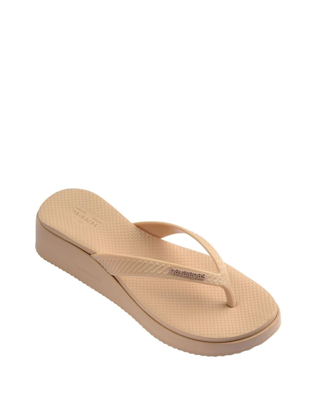 Havaianas Metallic Platform Flip Flops