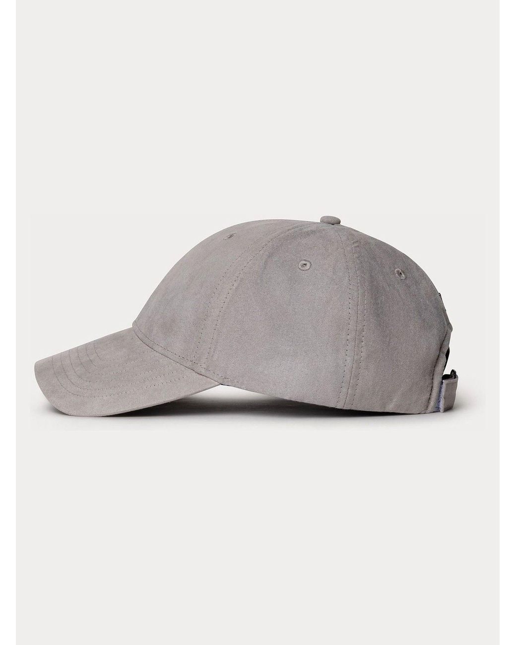 Hackett Gray Suede Cap for men
