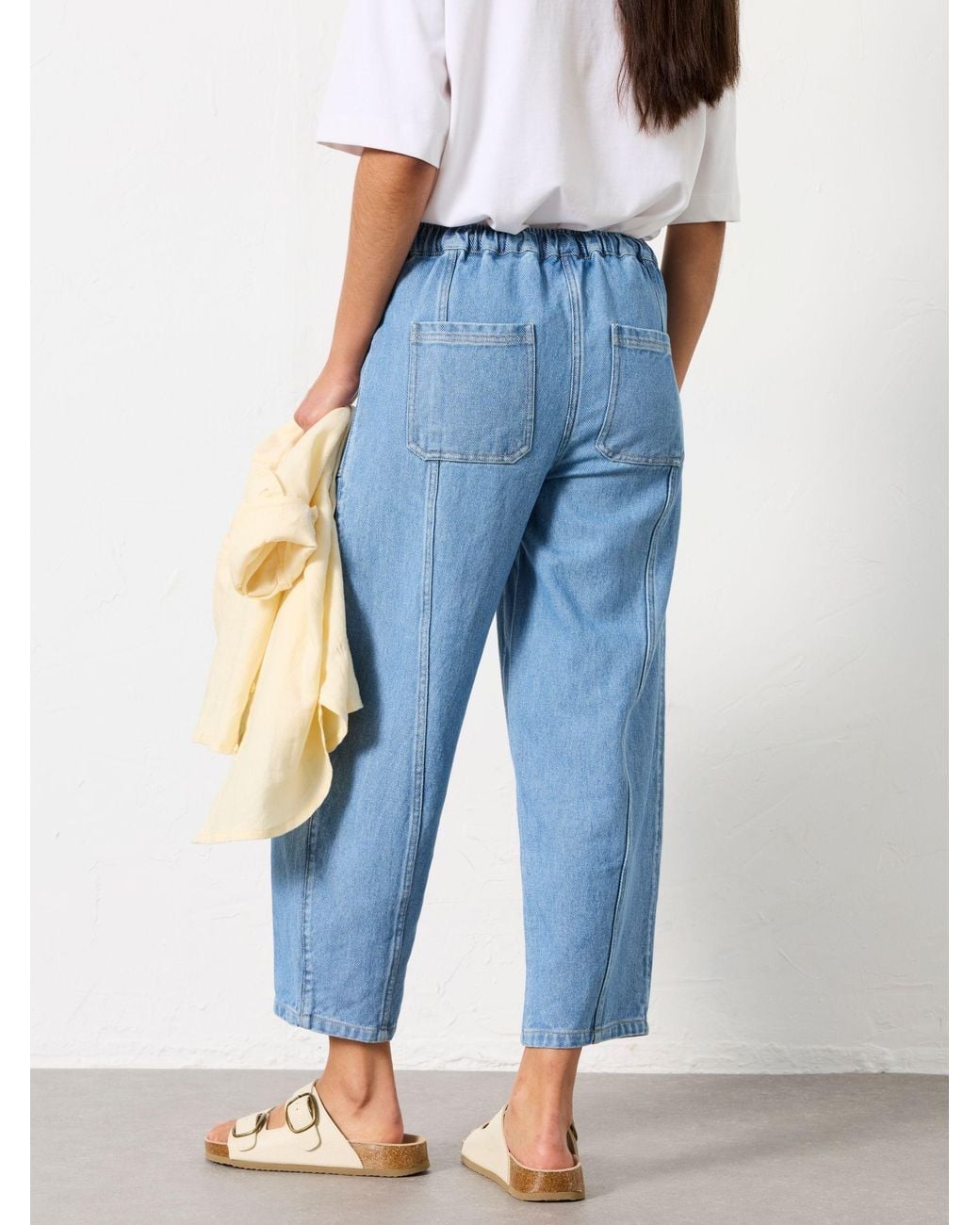FatFace Blue Alev Tapered Trousers