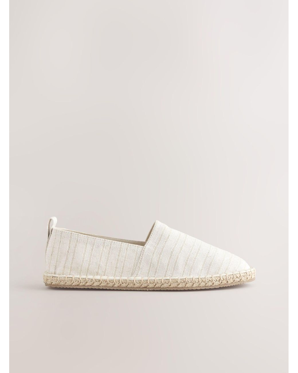 Next Stoff-Espadrilles in Natural für Herren