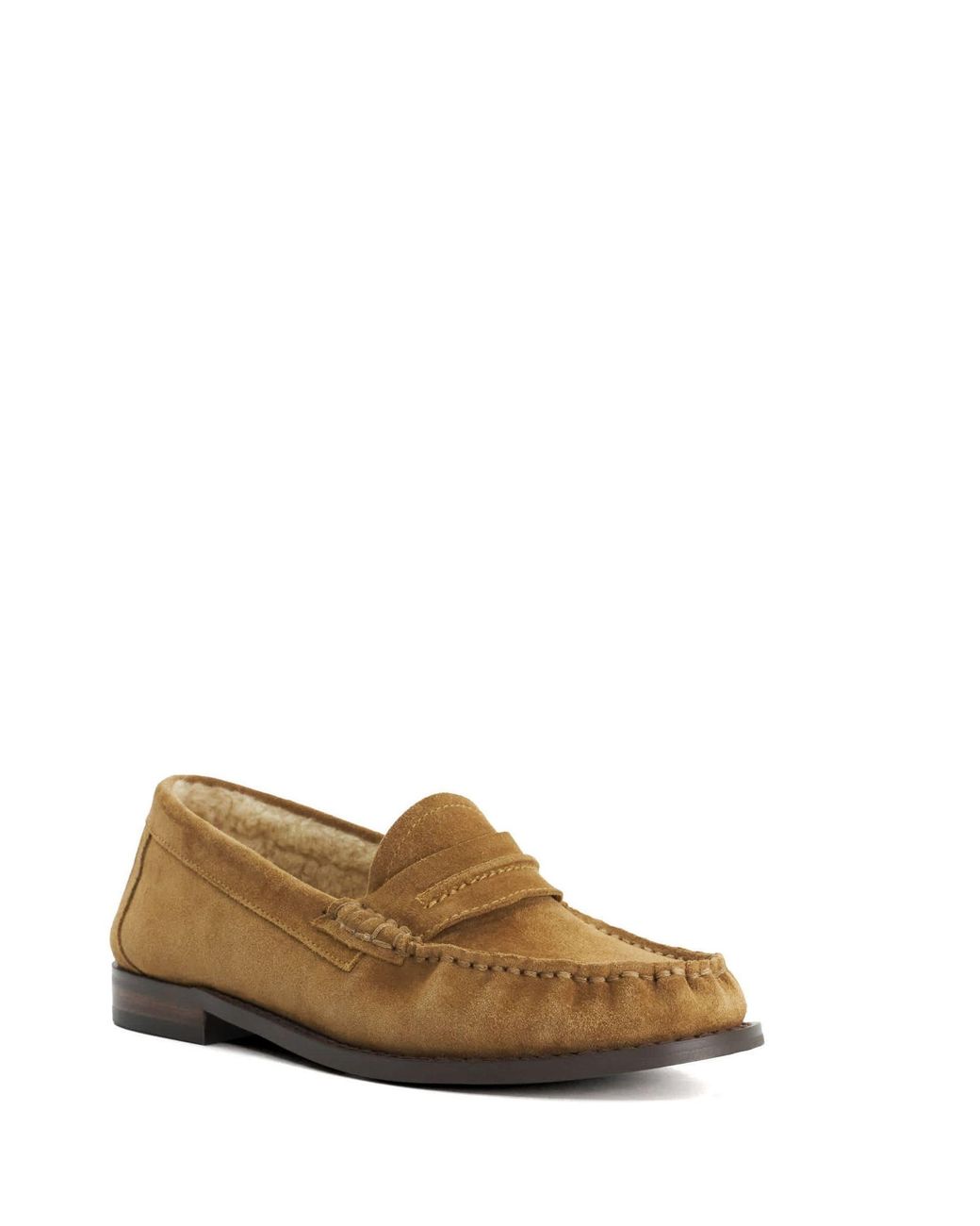 Dune Brown Genuinee Loafers