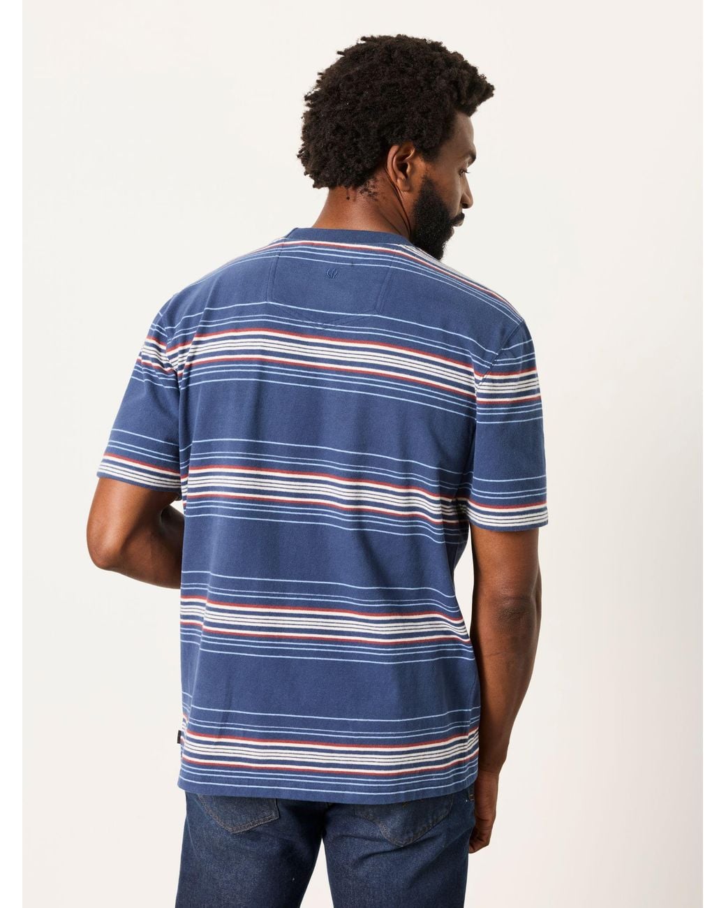 FatFace Blue Short Sleeve Relaxed Fit T-Shirt for men
