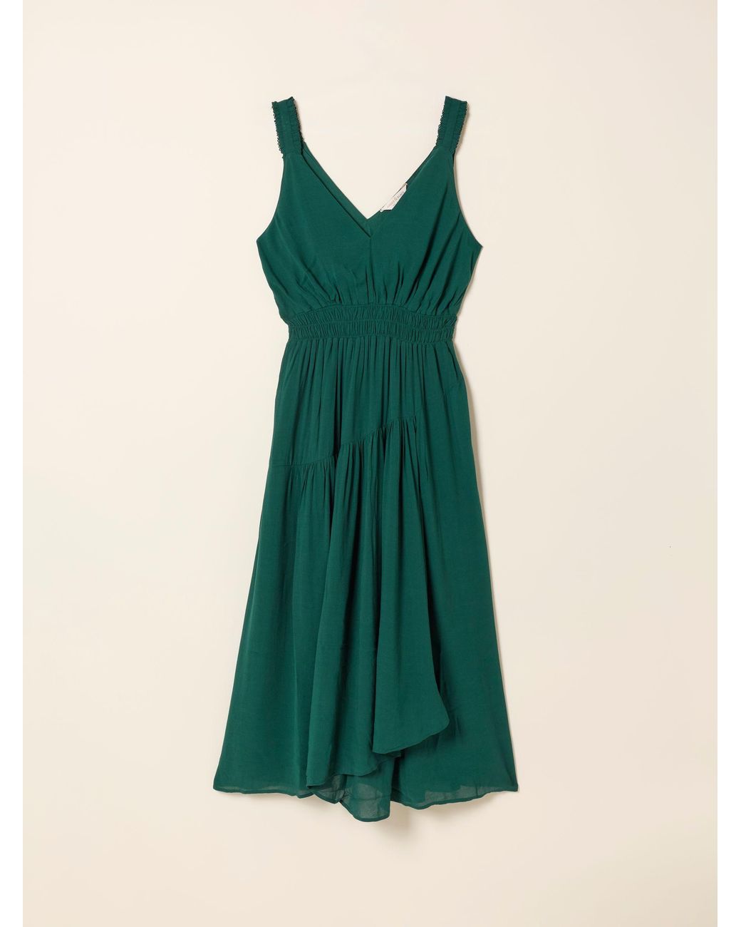 FatFace Yellow Fatface Maggie Midi Dress