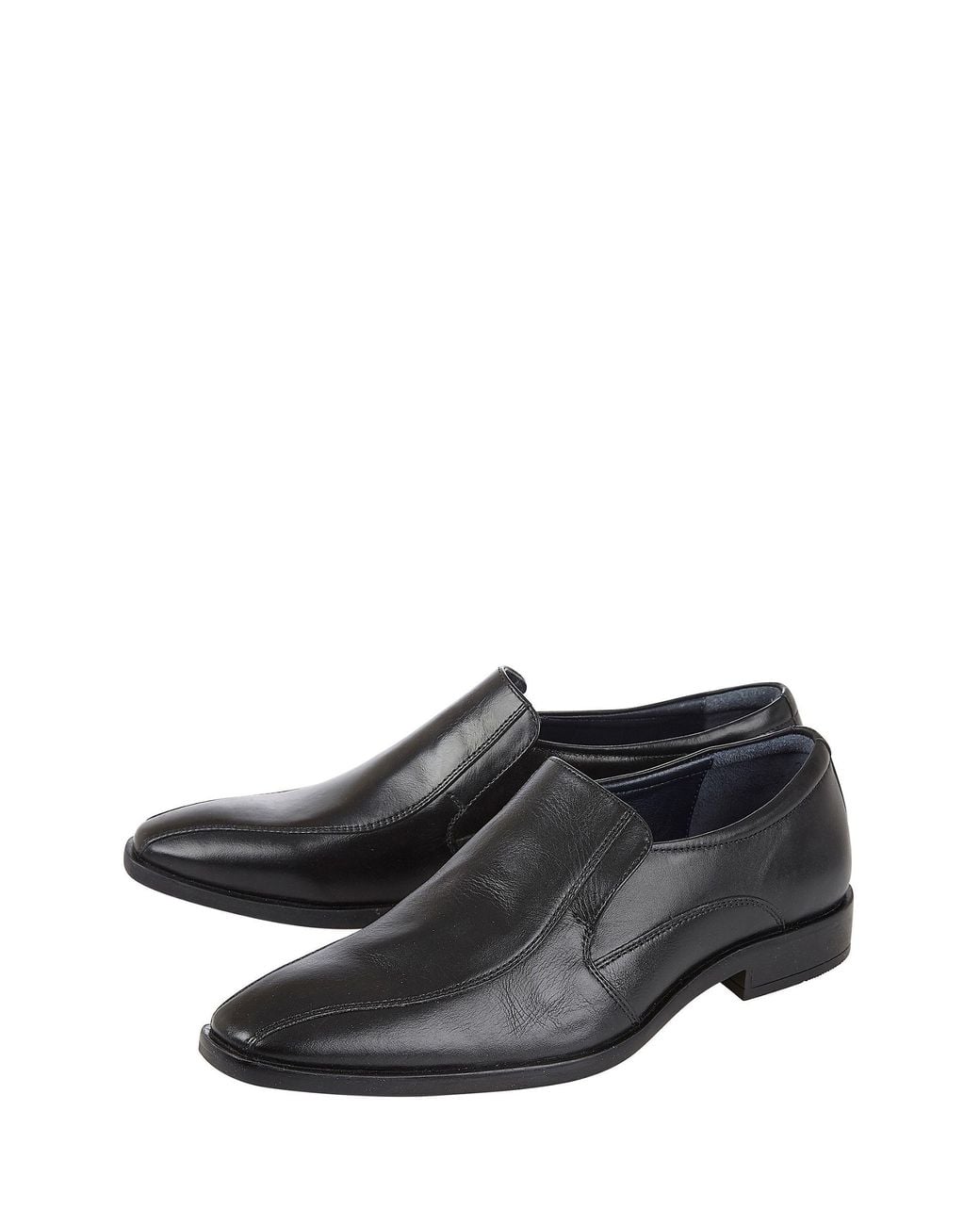 Lotus White Leather Loafers for men