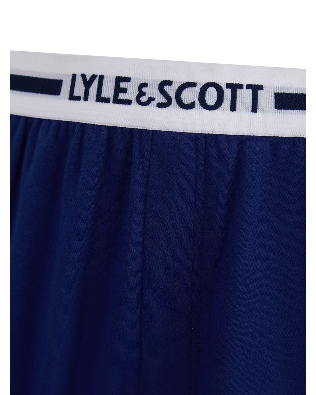 Lyle & Scott Blue Claudio Pyjama Set for men