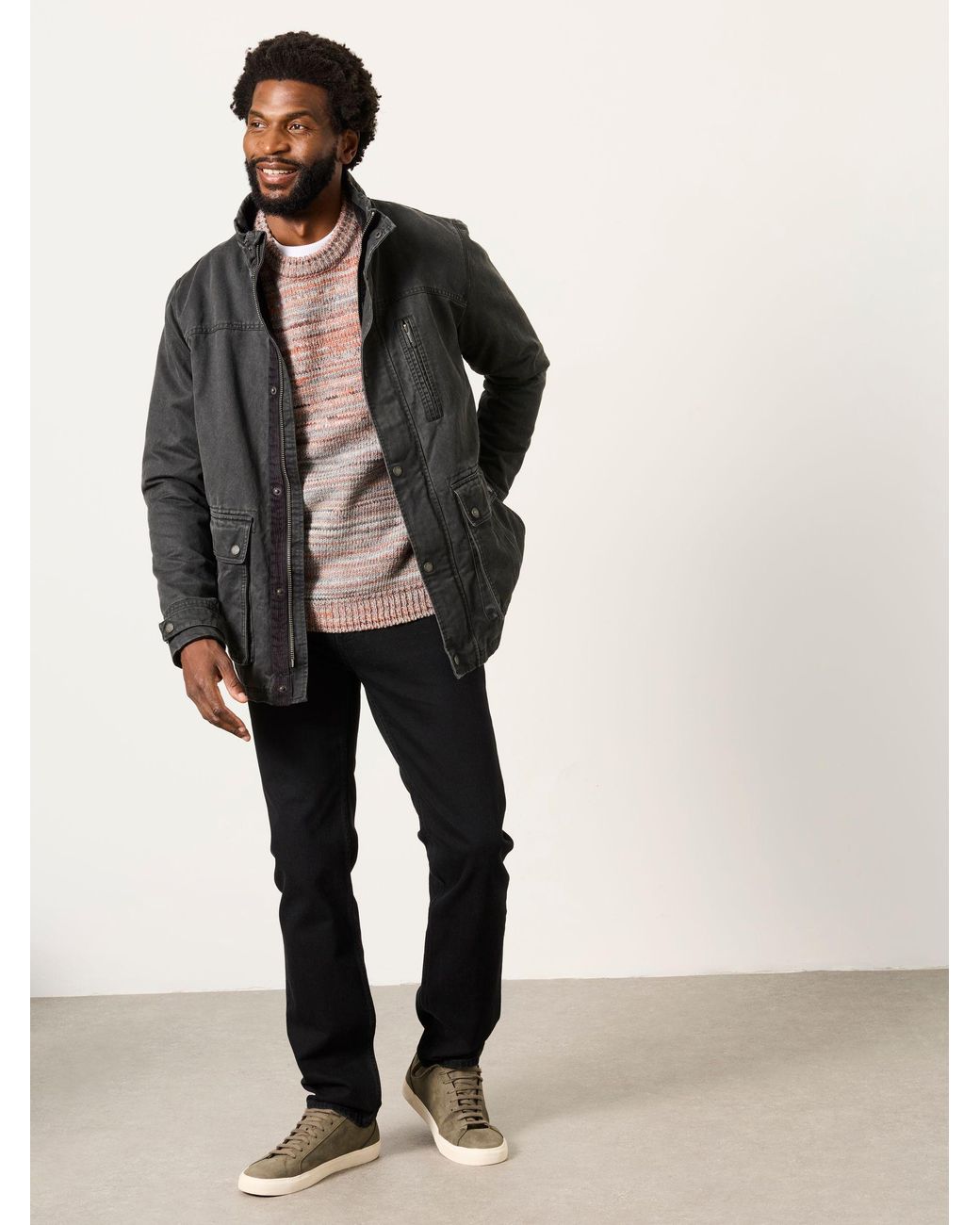 FatFace Black Lomond Jacket for men
