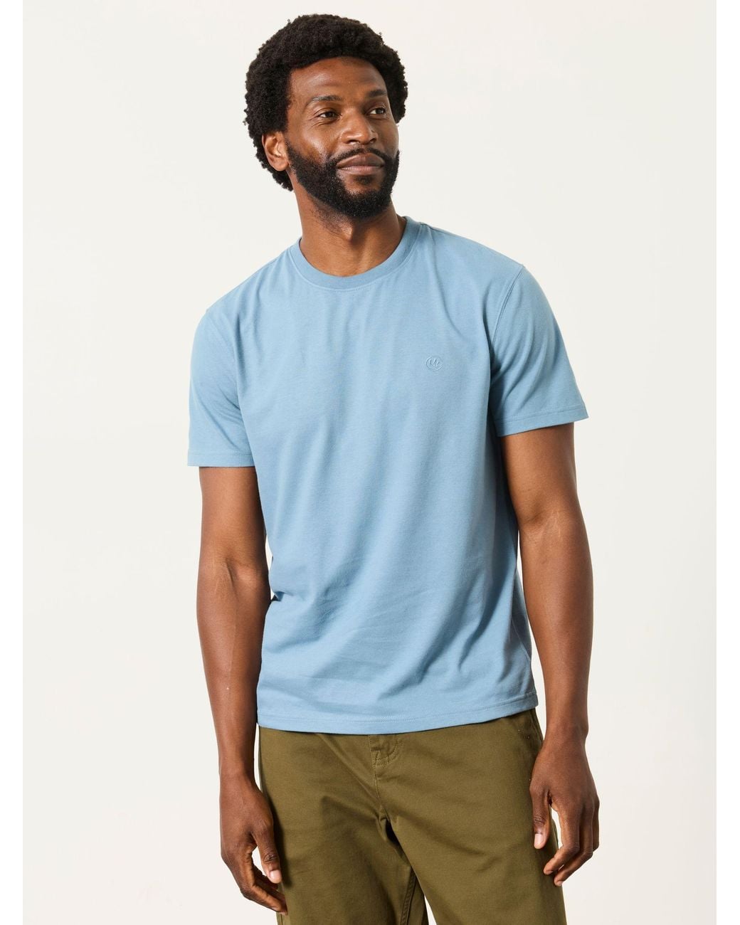 FatFace Blue Fatface 3 Pack Short Sleeve T-Shirt for men
