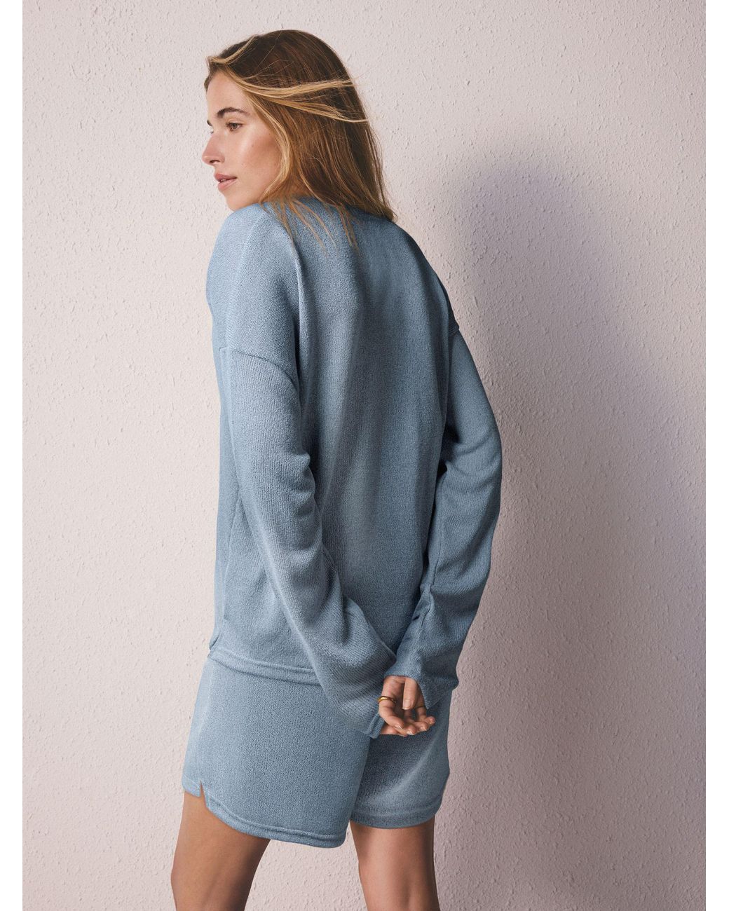 Next Blue Short Loungewear Set