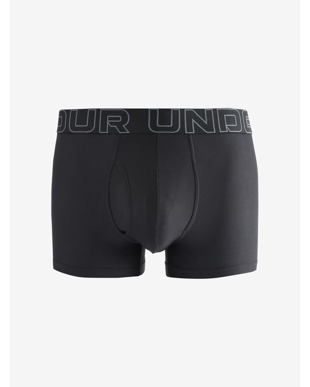 Under Armour Gray Performance Tech 3" Solid Boxers 3 Pack for men