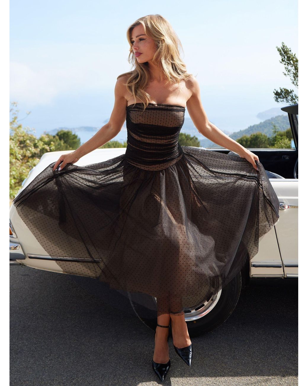 lipsy london formal dresses Lipsy London navy Off Shoulder Ruffle Bodycon Dress