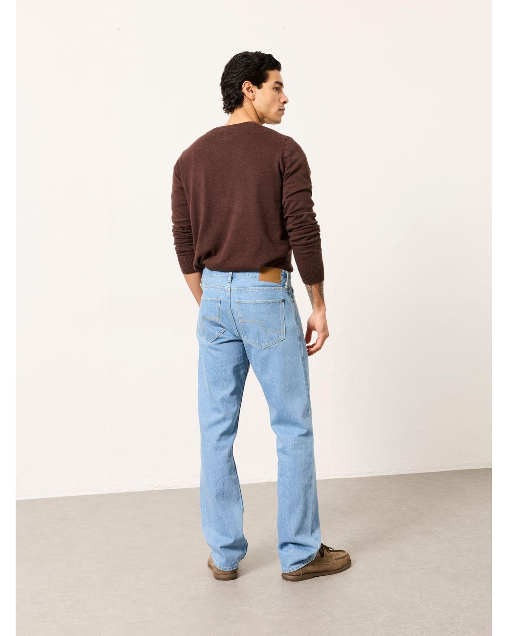 FatFace Blue Straight Fit Jeans for men