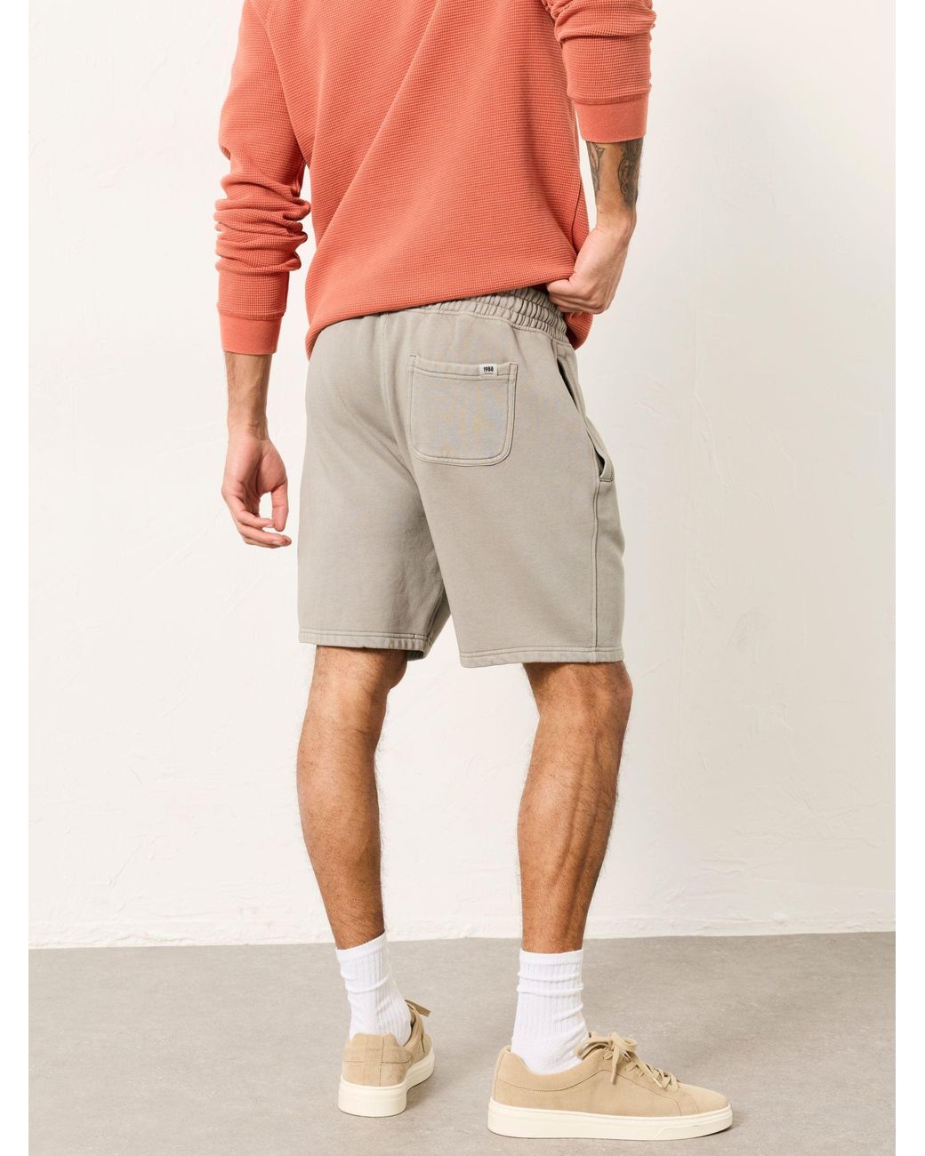 FatFace Gray Brooke Sweat Short for men